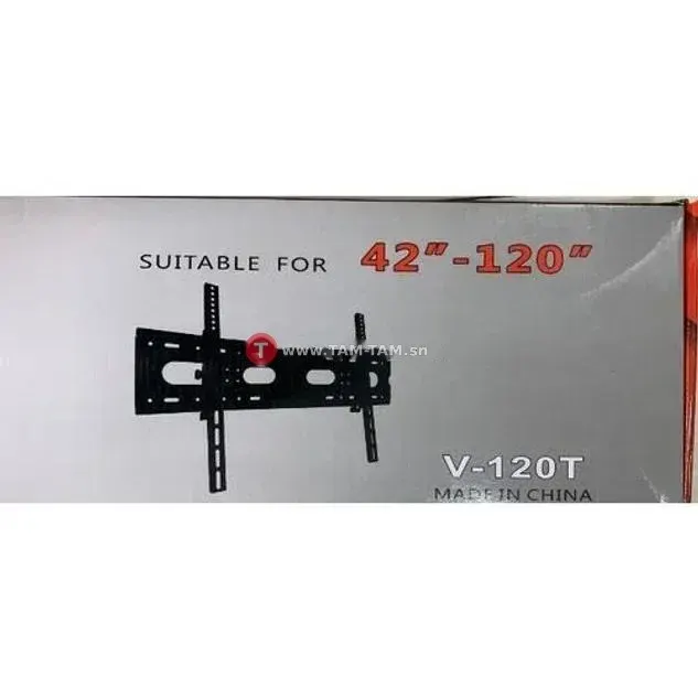 Support TV mural inclinable 42" à 120" pouces