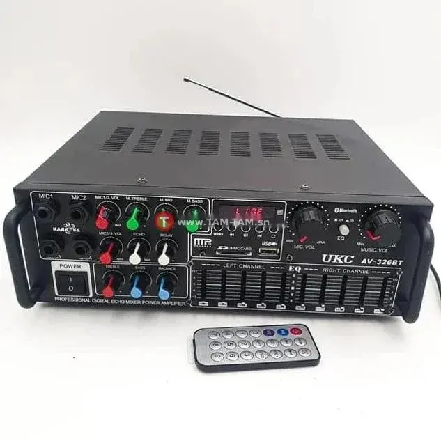 Amplificateur De Puissance Audio Intégré - UKC AV-326BT