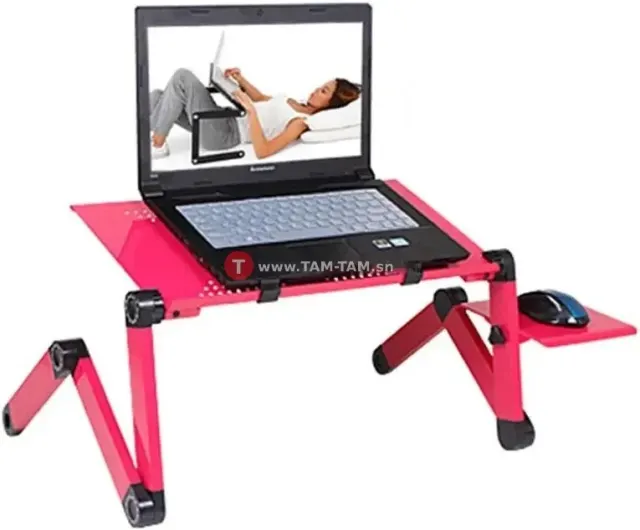 Support d'ordinateur pliable avec ventilateur