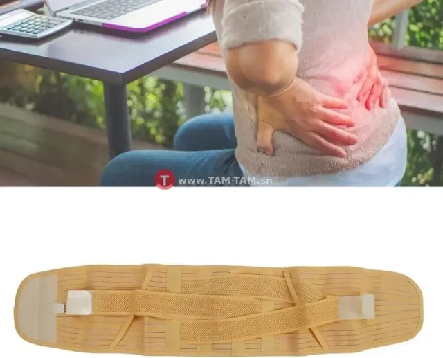 Ceinture de Soutien Lombaire avec Bande élastique