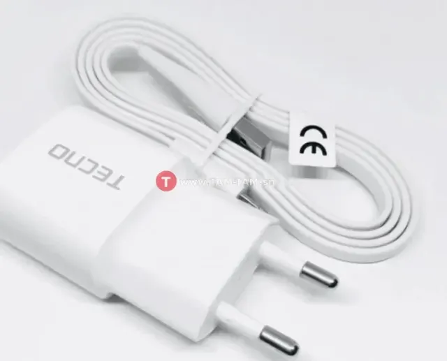 Chargeur Tecno Original, chargez 2 téléphones en même temps