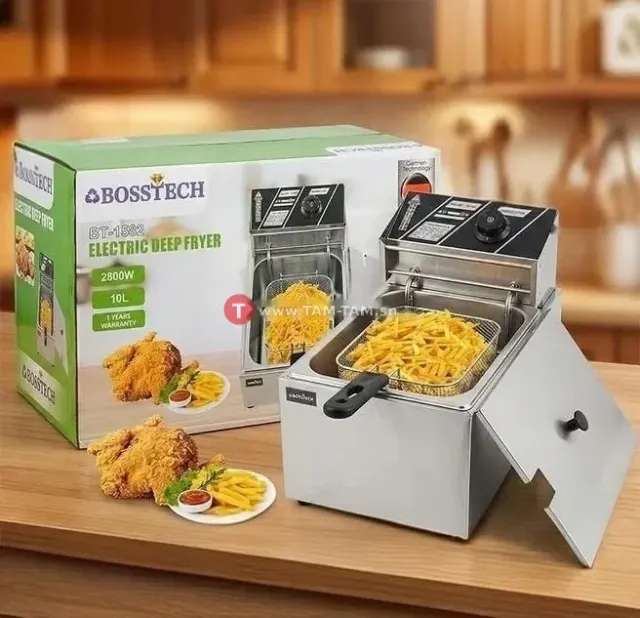 Friteuse électrique Bosstech BT-1582, 10 Litres