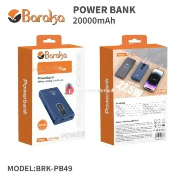 Baraka Power Bank 20000mAh