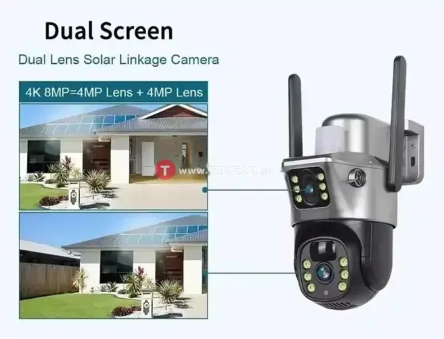 Caméra de surveillance extérieure sans fil