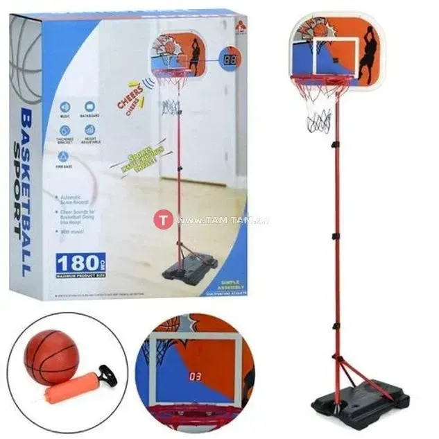 Panier de basket-ball avec tableau d'affichage électronique
