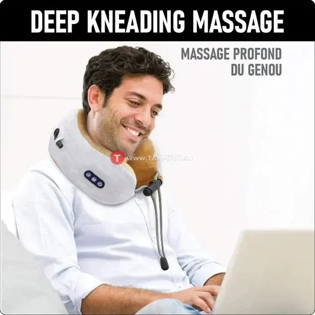 Oreiller de massage en forme de U, Oreiller de voyage