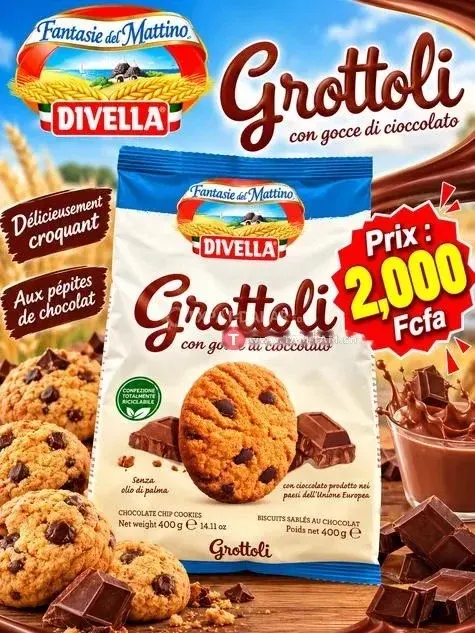 Biscuits aux pépites de chocolat Grottoli