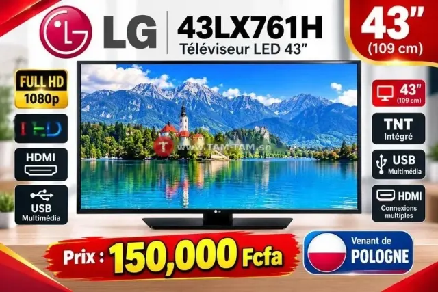 LG 43" - Écran LCD rétroéclairé par LED Pro