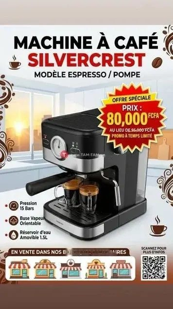SilverCrest SEM 1100 C3 Machine à expresso avec réservoir...