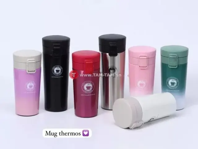 Mug thermos inox 350 ml fermeture hermétique