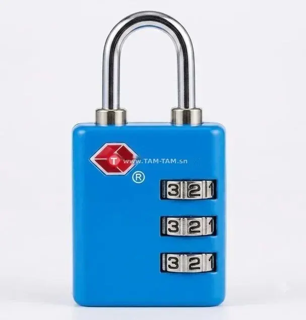 Cadenas à combinaison code TSA pour valise
