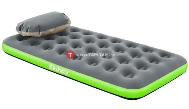 Matelas BESTWAY avec oreiller 2m sur 1m