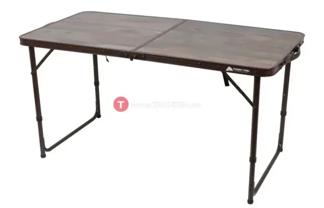 Table pliante hauteur ajustable + 4 tabourets