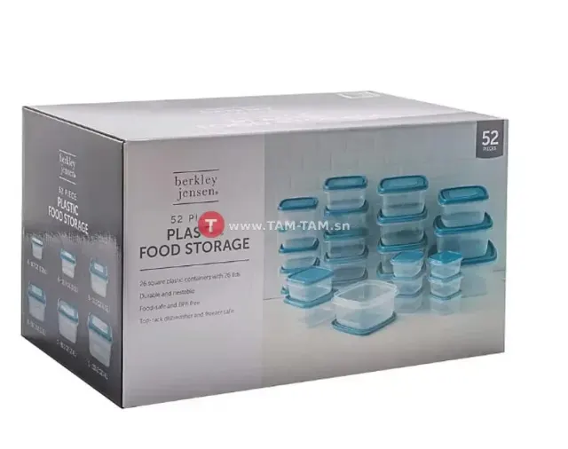 Ensemble de boîtes Tupperware hermétiques en plastique