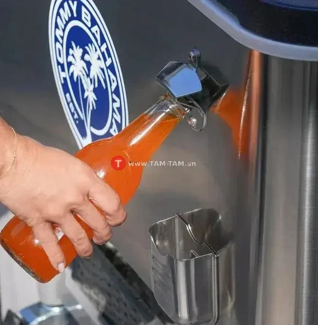 Glacière TOMMY BAHAMA 94L en acier inoxydable avec roues
