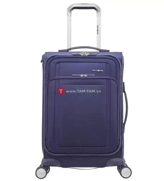 Set de deux valises SAMSONITE en tissu bleu