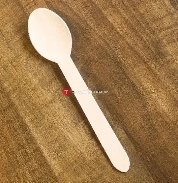 Kit de couverts jetables en bois + mouchoir