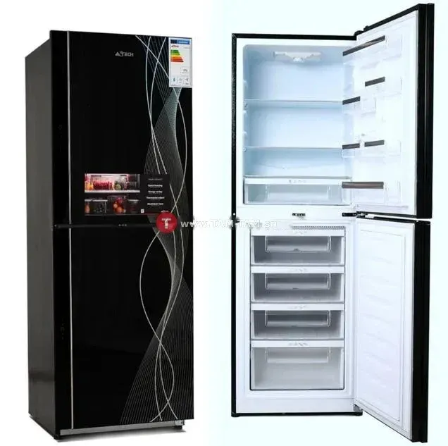 RÉFRIGÉRATEUR COMBINÉ ASTECH 288 LITRES - 4 TIROIRS (NOIR)