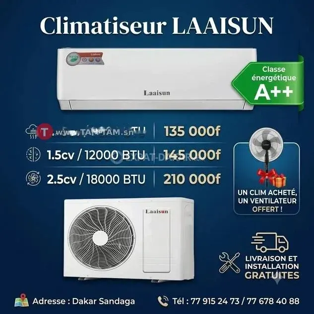 Climatiseur laaisun À++