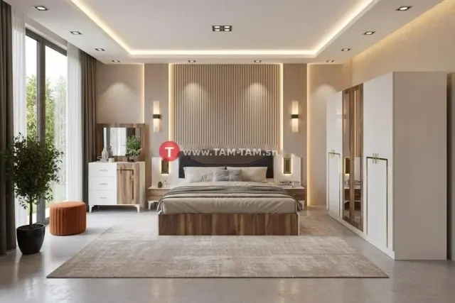 Chambre à Coucher Complète (5 Pièces)