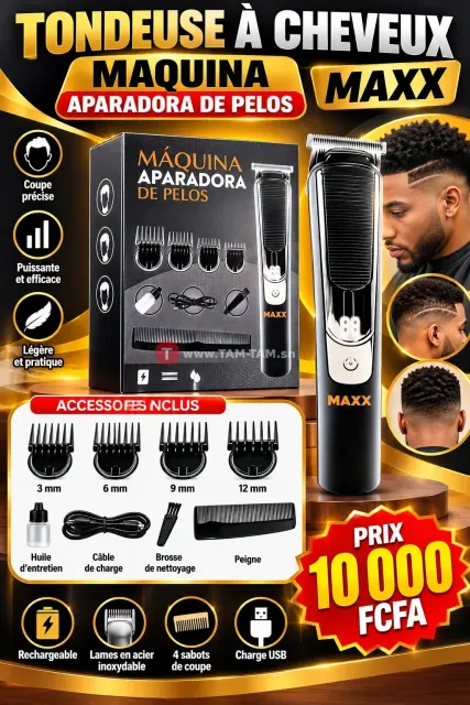 Tondeuse à cheveux Maquina Aparadora de Pelos