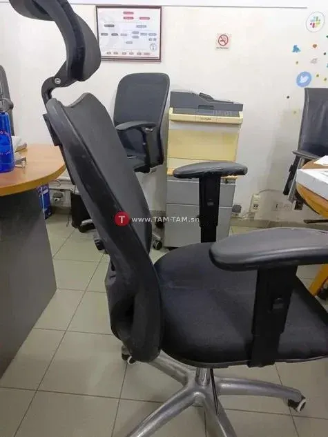 Chaise bureau ergonomique et appui-tête