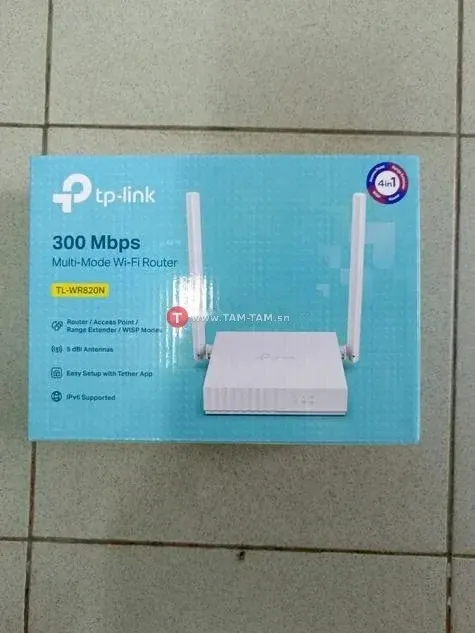 tp-link tl-wr820n routeur wifi 300 mbps blanc