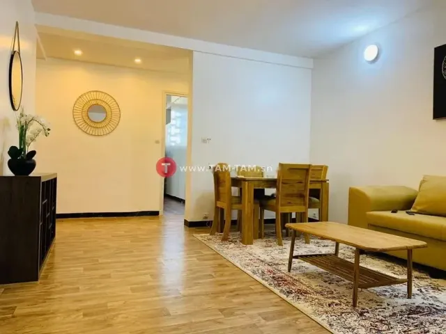 Appartement 2ch + salon meublé à louer au plateau