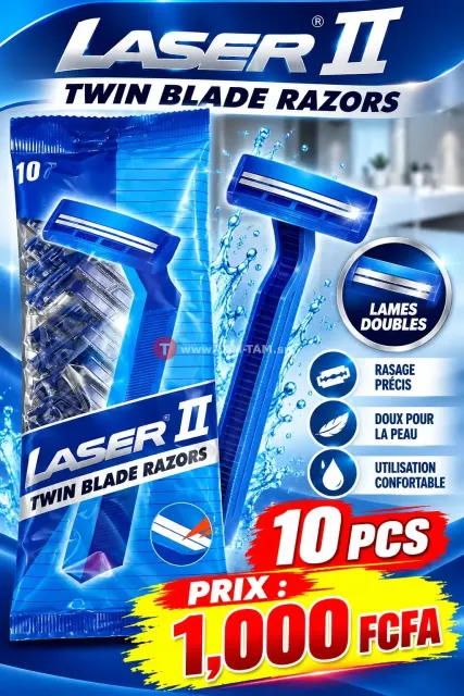 Rasoirs à lames jetables, lot de 10 pcs