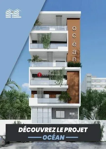Projet Immeuble R+5 sur Yoff Océan avec ascenseur
