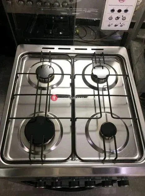 CUISINIERE TECNOLUX 4FEUX 50X55 INOX TEC50CS