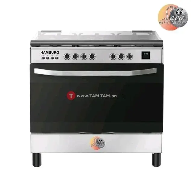 CUISINIERE HAMBURG 5FEUX 90X60 A GAZ