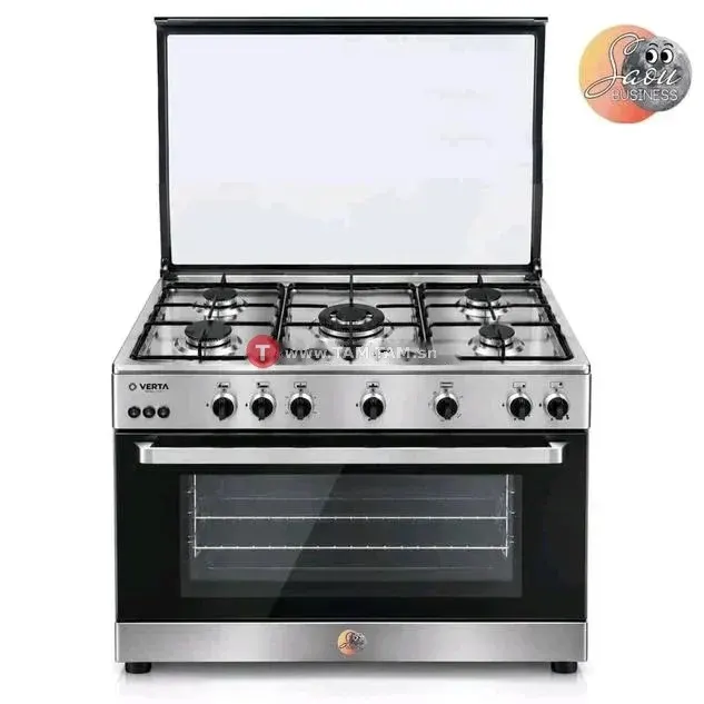 CUISINIERE VERTA 5FEUX 90X60 A GAZ GRIS 95NAGCFM