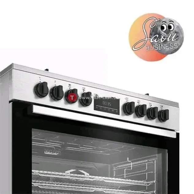 CUISINIERE BEKO 6FEUX 90X60 A GAZ + 2 PLAQUES DE CUISSON