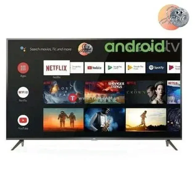 TELEVISEUR TCL 50 Pouces GO0GLE TV QLED 4K