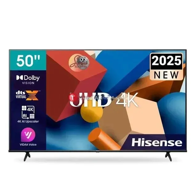 TELEVISEUR HISENSE 50 LED SMART VIDA UHD 50A6N
