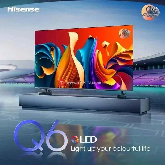 TELEVISEUR HISENSE 75' LED SMART VIDAA 4K QLED QU