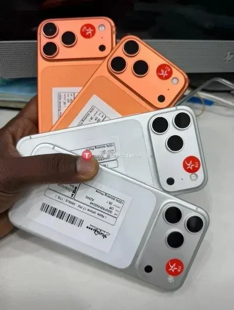 iPhone 17 Promax 256g Sûr FacturePro Orange Blanc