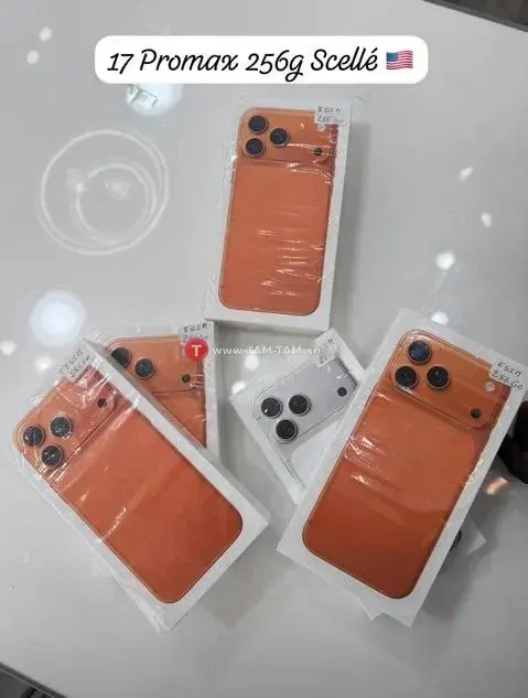 iPhone 17 Pro Max 256 Go Orange Neuf Scellé