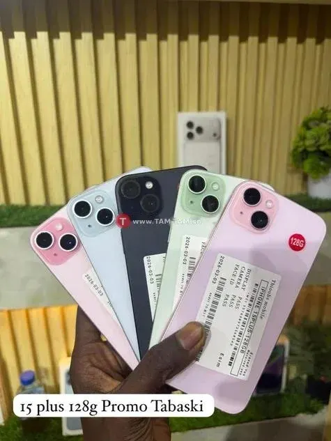 Apple iPhone 15 Plus 128 Go Couleurs Variées