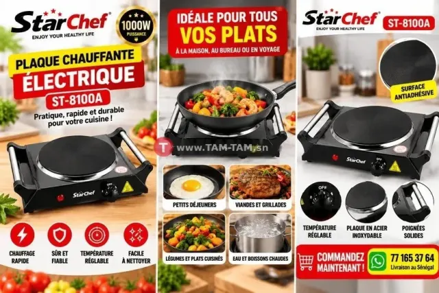 Plaque chauffante électrique StarChef
