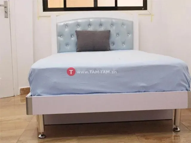 CHAMBRE A COUCHER ENFANT BLEU CLAIR/BLAN