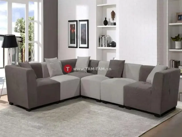 SALON TISSU 6 PLACES ANGLE V-313 BELFAST