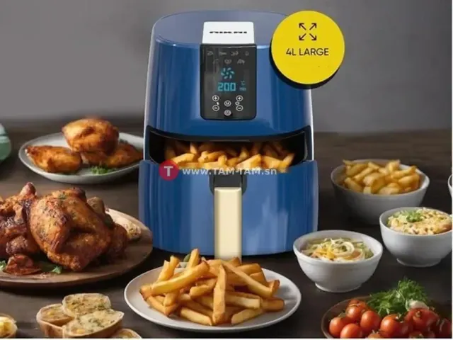 AIR FRYER NIKAI INOX 4L NAF588D BLEU
