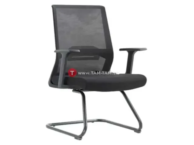 CHAISE VISITEUR A MAILLE D1-518CB