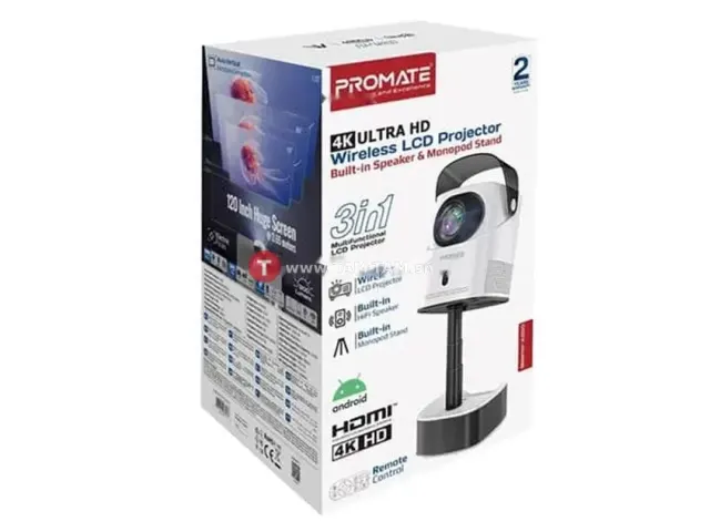 VIDEO PROJECTEUR PORTABLE PROMATE A250 ANDROID