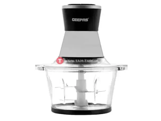 MINI HACHOIR GEEPAS GMC42021 VERRE/INOX 2 LITRES