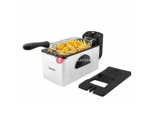 FRITEUSE SAACHI NOIR/BLANC 3 LITRES