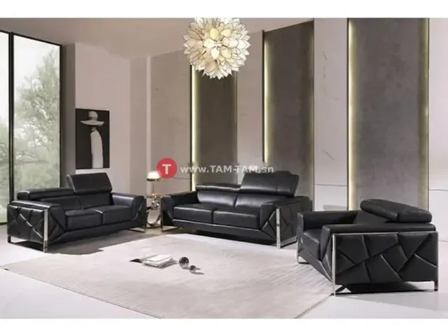 SALON CUIR 7 PLACES S-903