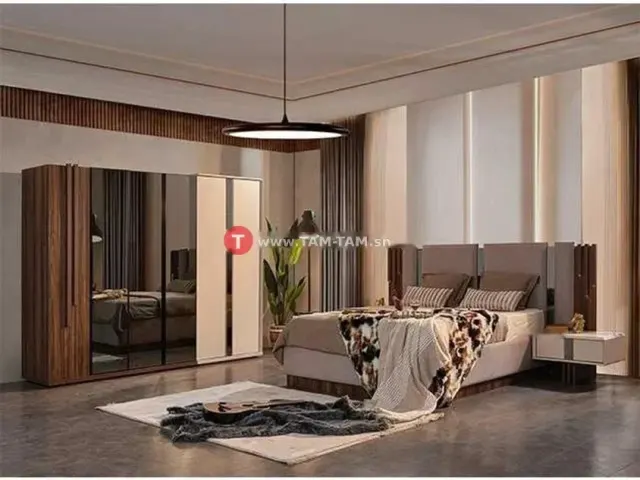 CHAMBRE A COUCHER 180X200 COMPLETE PREO